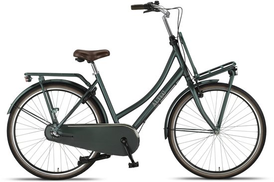 Altec Transportfiets dames Vintage 28 Inch 53 cm Dames 3V Terugtraprem Donkergroen van Altec