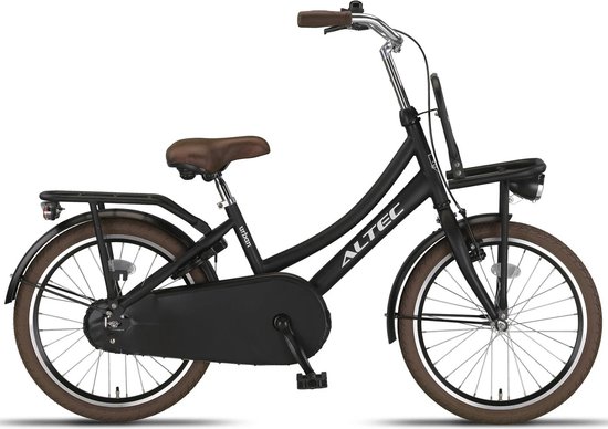 Altec Transportfiets Kinderen Urban 20 Inch Meisjes Terugtraprem Matzwart/Bruin van Altec