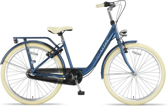 Altec Tuana 24 inch Kinderfiets Meisjesfiets 3 versnellingen Azure van Altec