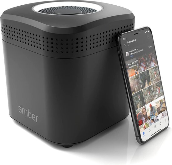 Amber One - AmberPRO 2TB(1TB*2), Personal Home Cloud Server, NAS - Wifi Router AC2600 - 2GB RAM - Docker ready van Amber