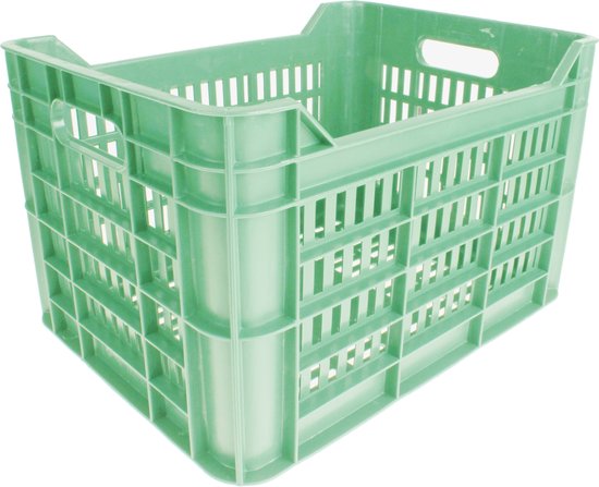 AMIGO Fietskrat 30 Liter - 100% Gerecycled Kunststof - Mintgroen van AMIGO