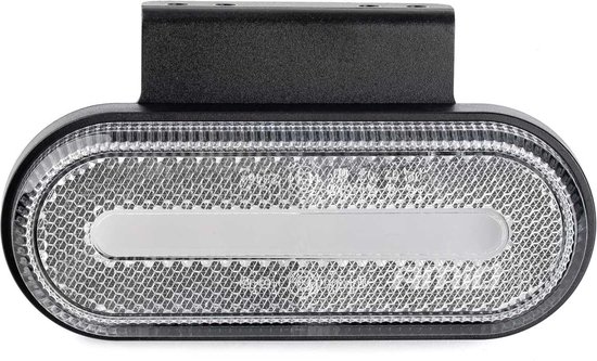 AMiO LED Zijmarkeringslicht Waarschuwing Signaal - Wit (1 stuk) [Markeringslicht - Gevarenlicht - Voorlicht - Richtingaanwijzer] van AMiO