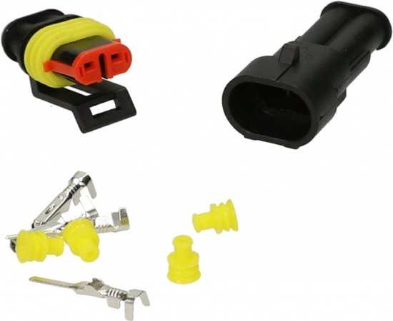 AMP SUPERSEAL SET (#1,5) 2-POLIG (SET) van $