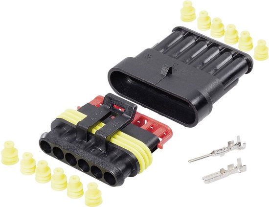AMP SUPERSEAL SET (#1,5) 6-POLIG (SET) van TE Connectivity