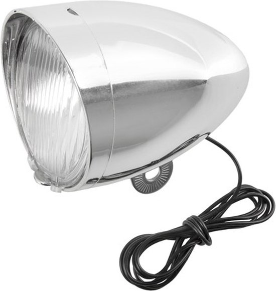 Anlun Koplamp Dynamo Buitenaansluiting Zilver
