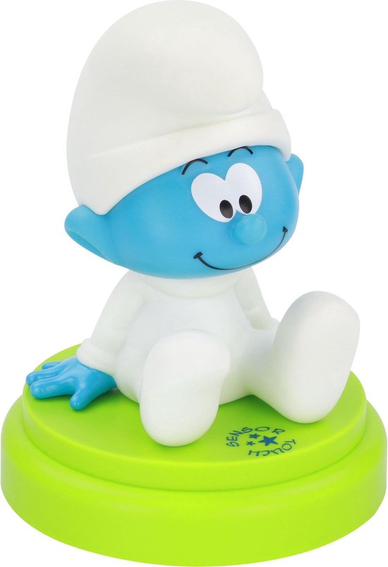 ANSMANN - De SMURFEN - mobiel kinder nachtlampje - Baby Smurf - oriëntatielampje - helpt kinderen te gaan slapen - met automatische aan uit functie" van Ansmann