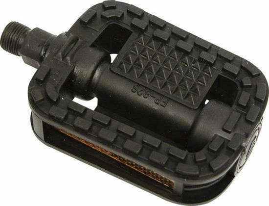 Anti-Slip Fietspedalen Set met Reflectoren - Zwart - Fiets Pedalen - Fietstrappers - Losse Trappers - 2 STUKS van Merkloos