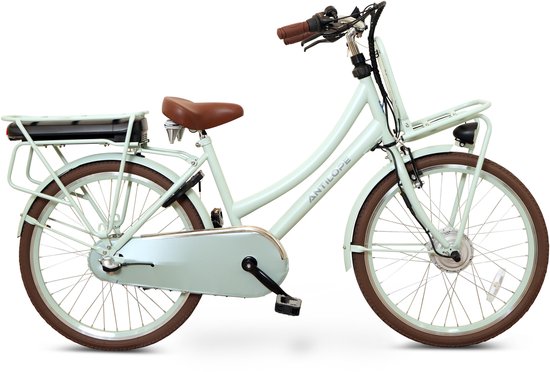Antilope Cargo Plus N3 Elektrische Transportfiets 24 Inch 40 Cm Lichtgroen van Antilope