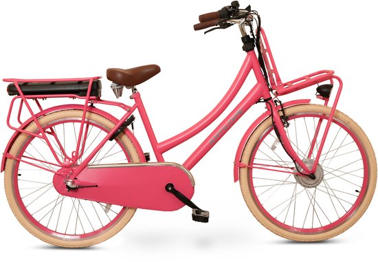 Antilope Cargo Plus N3 Elektrische Transportfiets 26 Inch 46 Cm Roze van Antilope