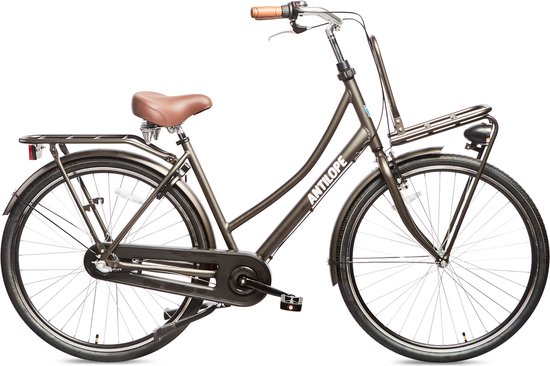 Antilope Cargo Plus N3 Transportfiets 28 Inch Mat Bruin 57cm