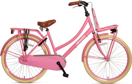 Antilope Cargo Transport 26 Inch Meisjesfiets Roze van Popal
