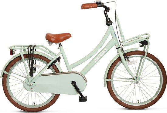 Antilope Mini Cargo Transport 22 Inch Meisjesfiets Mat Lichtgroen van Popal