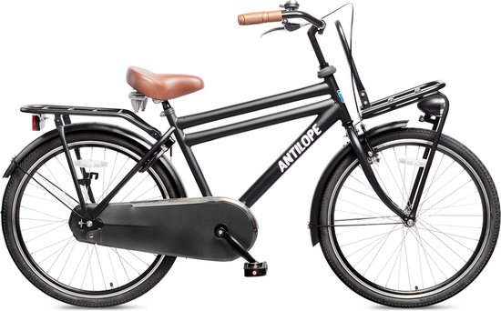 Antilope Transport 24 Inch Jongensfiets Matzwart van Antilope