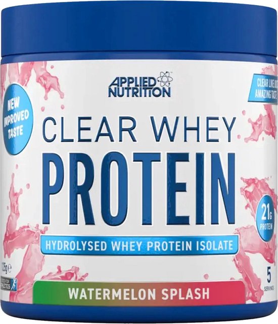 Applied Nutrition - Clear Whey Protein - 125g - Watermelon Splash - Clear Whey - Protein - Proteine poeder - Proteine Isolaat - Proteine shake van Merkloos