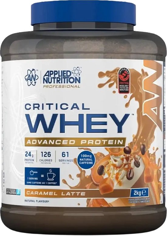 Applied Nutrition Critical Whey (2000g) Caramel Latte - Eiwitten - Wei-eiwit Mix