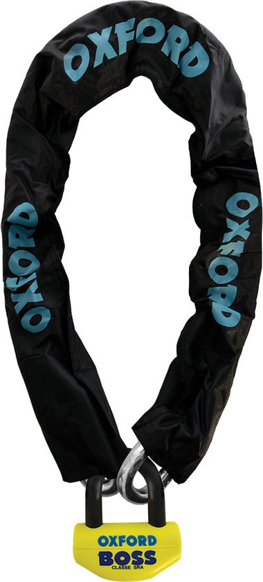 ART 4 gekeurd Oxford Beugelslot met Ketting - 1.20 m - ART-4 Fatbike Slot - Scooterslot - Motorslot - Schijfremslot met ketting ! van MYPASSION