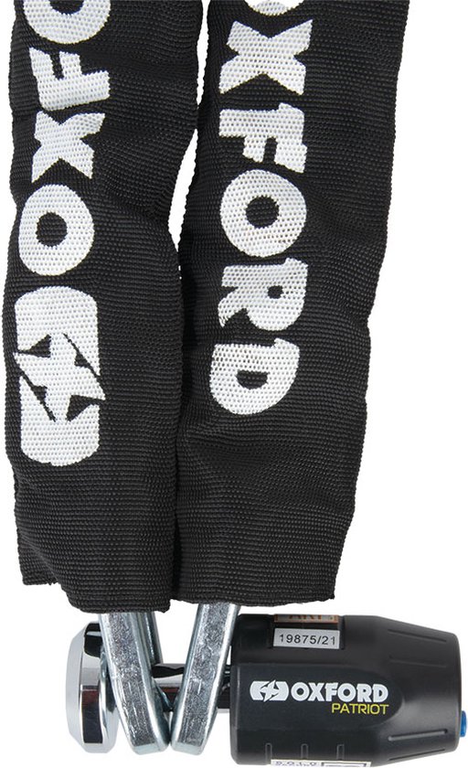 ART 4 gekeurd Oxford Kettingslot - 1.2 meter - ART-4 Scooterslot - Motorslot - Slot Fatbike - Schijfremslot met ketting ! van Carpoint