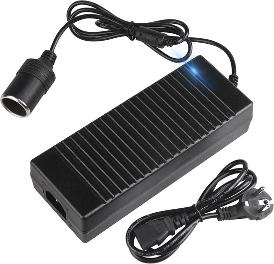 Auto-netadapter 220V naar 12V - Spanningsomvormer voor Koelkasten en Bandenpompen