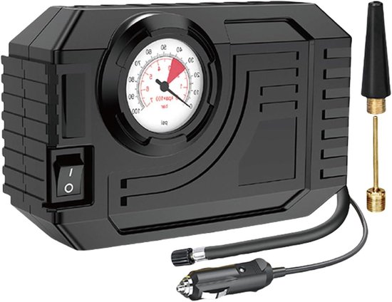 Autobanden Oppomper - Bandenpomp Elektrisch - Banden Vullen - Met LED Verlichting - 10 Bar - Enkel kenmerk