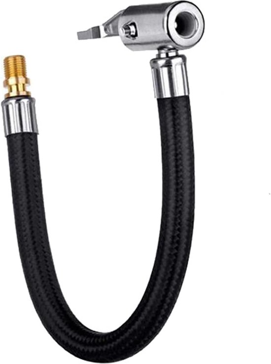 Autopomp - 10 cm - autobanden - luchtpomp - verlengbuis - ventieladapter - verlengslang voor luchtdruk - voor fiets auto motorfiets fietsband luchtpomp van $