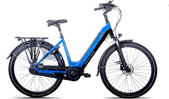 AVALON E-Motive Premium Blauw/zwart D49cm E-Bike - Elektrische Fiets van Avalon
