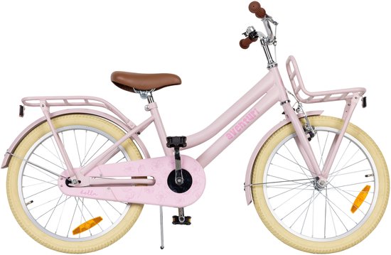 Aventuri Bella 3.0 Meisjesfiets 20 Inch - Kinderfiets voor 6 tot 8 Jaar - 115-140 cm - Met Standaard - Roze