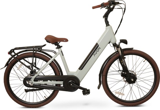 Avon Bx1 E-bike 26 Inch – 250w Voorwielmotor 504wh Accu 90km Actieradius Hydraulische Schijfremmen Nexus 3-speed Muted Grayish-blue van Merkloos