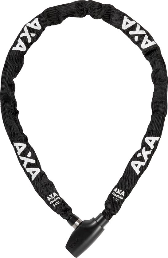 AXA Absolute 5 Kettingslot - Slot voor Fietsen - 110 cm - 5 mm - Zwart van AXA
