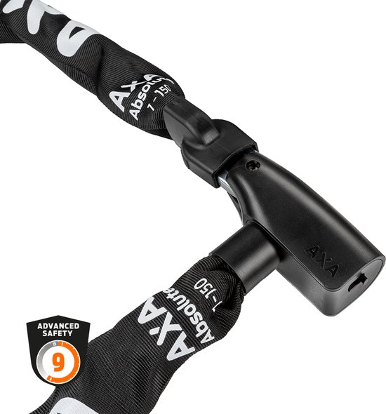 AXA Absolute 7-150 kettingslot - Fietsslot - Gehard Stalen Ketting - Fietsslot - 150 cm lang van Merkloos