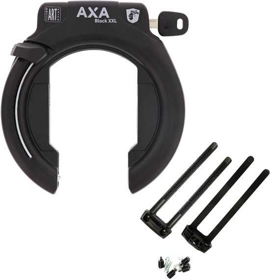 Axa Block XXL Ringslot ART2 + Falkx Flexmount Montagestrips van Merkloos