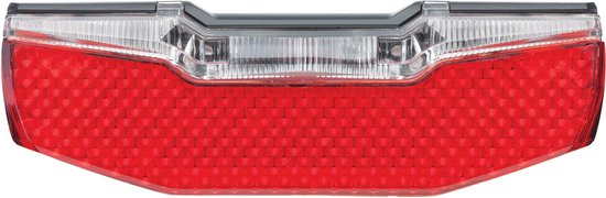 AXA Blueline Steady Achterlicht – LED Fietsverlichting – Dynamo – Steady Functie – 600 m Zichtbaarheid – 80 mm Montage – Zijzichtverlichting – Rood