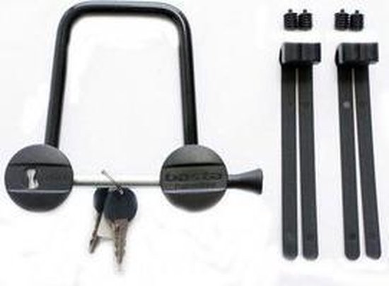 Axa Boosterslot Click-3 Antraciet + Flex Mount van AXA