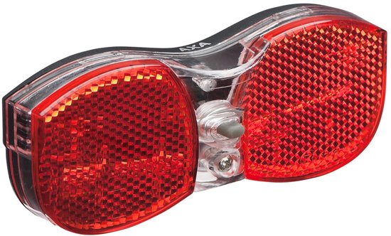 AXA City Rear Achterlicht – LED Fietsverlichting – Batterij – 500 m Zichtbaarheid – 50/80 mm Montage – Geïntegreerde Reflector – Rood van AXA