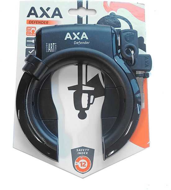 Axa Defender - Ringslot - Zwart - Met Insteekmogelijkheid - ART2 Goedgekeurd van AXA