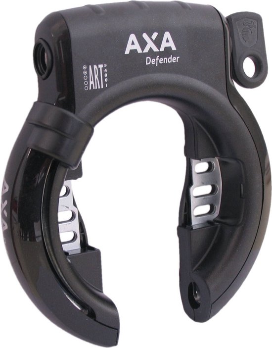 AXA Defender - Veiligheidsslot - Spatbord bevestiging - Mat Zwart/Metalic Zwart van AXA