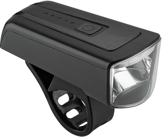 AXA Dwn Front 100 Lux Fietsverlichting – USB Oplaadbare LED Fietslamp Voorlicht – StVZO Goedgekeurd – Fietslicht met Grote Zichtafstand