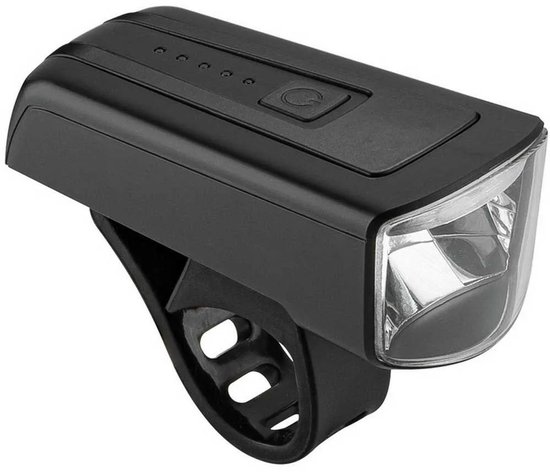 AXA Dwn Front 70 Lux Fietsverlichting – USB Oplaadbare LED Fietslamp Voorlicht – StVZO Goedgekeurd – Fietslicht met Grote Zichtafstand