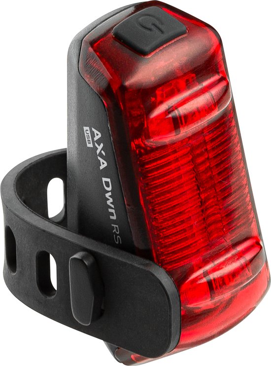 AXA Dwn Rear Brake Light Fietsverlichting – USB Oplaadbare LED Fietslampjes Achterlicht met Remlicht – Waterdicht (Spatwaterdicht) – StVZO Goedgekeurd Fietslicht