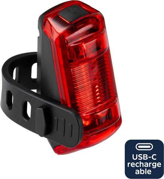 AXA Dwn Rear USB achterlicht – USB oplaadbaar – Vervangbare batterij