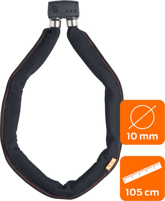 AXA Foldable 1000 - Vouwslot - Fietsslot - ART 2 - Met Houder - 105 cm lang - Zwart van AXA