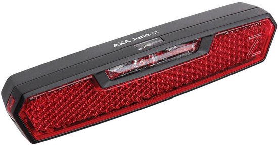 AXA Juno Battery 50 mm Fietsverlichting - LED Fietslampjes Achterlicht op Batterijen - Waterdicht - StVZO Goedgekeurd - Auto Off systeem - Fietslicht met Zijzicht van AXA