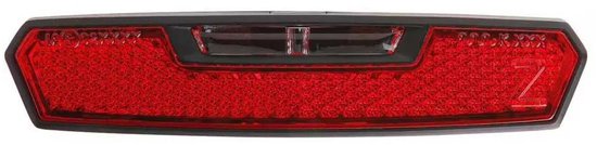AXA Juno Dynamo Achterlicht – LED Fietsverlichting – Steady Functie – 500 m Zichtbaarheid – 50 mm Montage – Zijzichtverlichting – Rood
