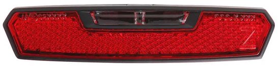 AXA Juno Dynamo Achterlicht – LED Fietsverlichting – Steady Functie – 500 m Zichtbaarheid – 80 mm Montage – Zijzichtverlichting – Rood