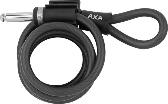 AXA Newton PI 180/10 - Insteekkabel - Kabelslot - Combineren met Ringslot - 180 cm lang - diameter 10 mm - Zwart van AXA