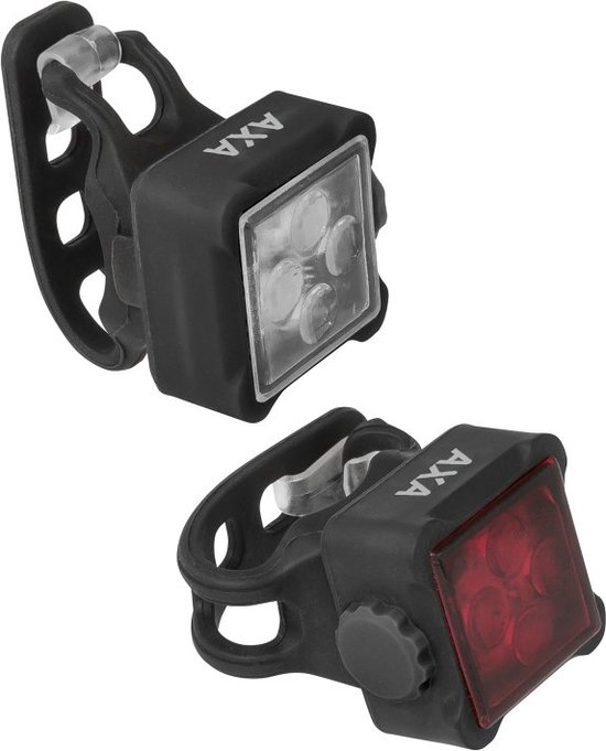 AXA Niteline 44 LED Fietsverlichting - Fietslampjes Voor en Achter - Batterij van AXA