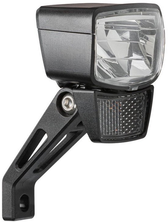 AXA Nxt 60 Steady Dynamo Fietsverlichting – LED Fietslampjes Voorlicht – 60 Lux Fietslicht met Standlicht – Goedgekeurde Koplamp