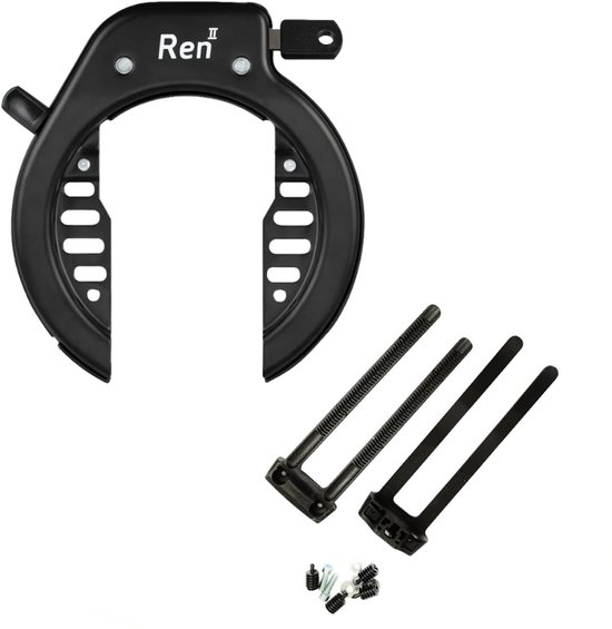 Axa Ren 2 Ringslot + Falkx Flexmount Montagestrips van AXA