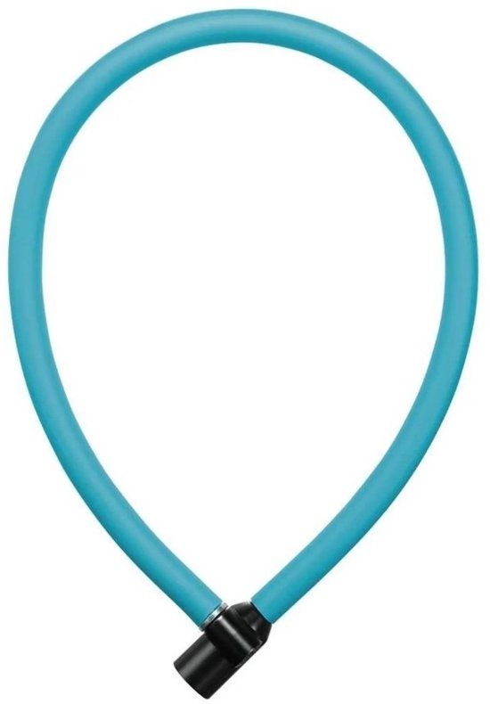 AXA Resolute 6/60 Kabelslot - Slot voor Kinderfietsen - Gebruiksvriendelijk - 60 cm lang - Diameter 6 mm - Licht blauw van AXA