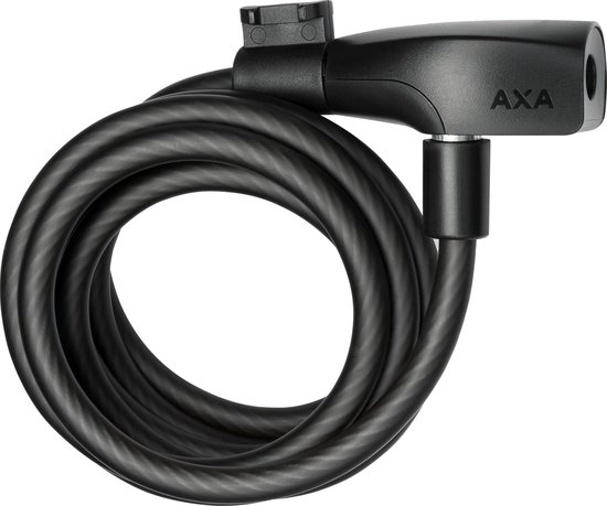 AXA Resolute 8/180 - Kabelslot - Slot voor Fietsen - Gebruiksvriendelijk - 180 cm lang - Diameter 8 mm - Zwart van AXA