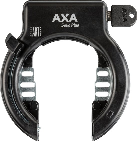AXA Solid Plus - ART 2 sterren keurmerk - Frameslot - Met plug-in mogelijkheid - Zwart van AXA